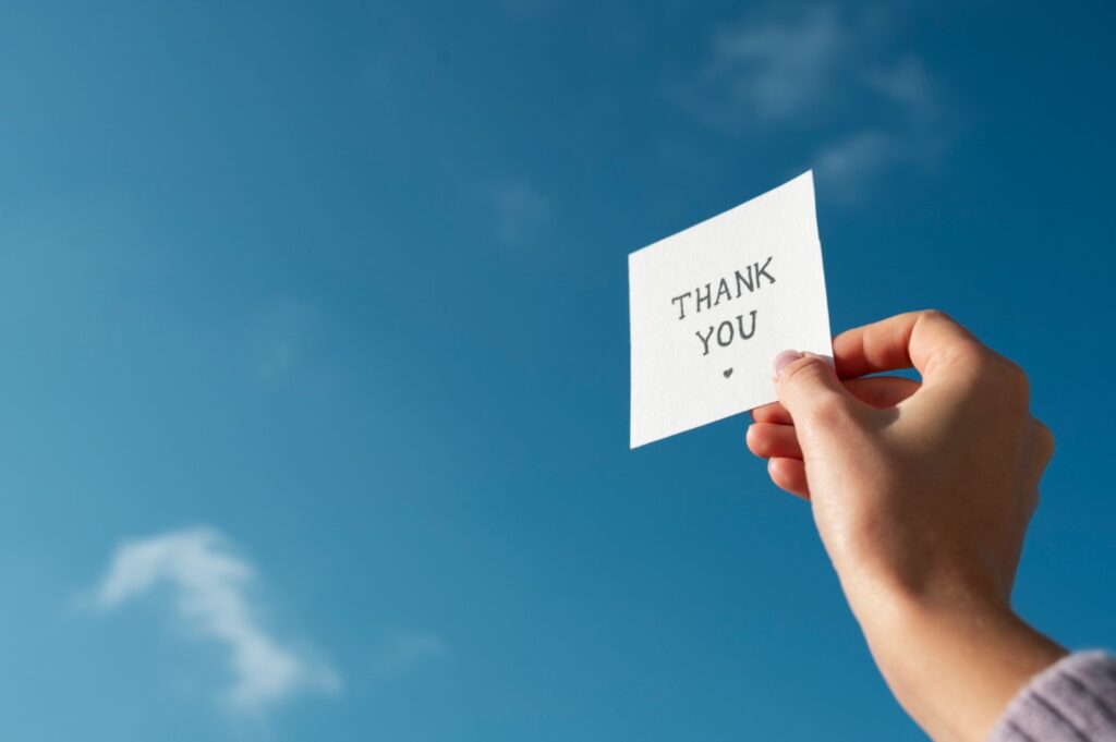 Image Showing company sending special message to people